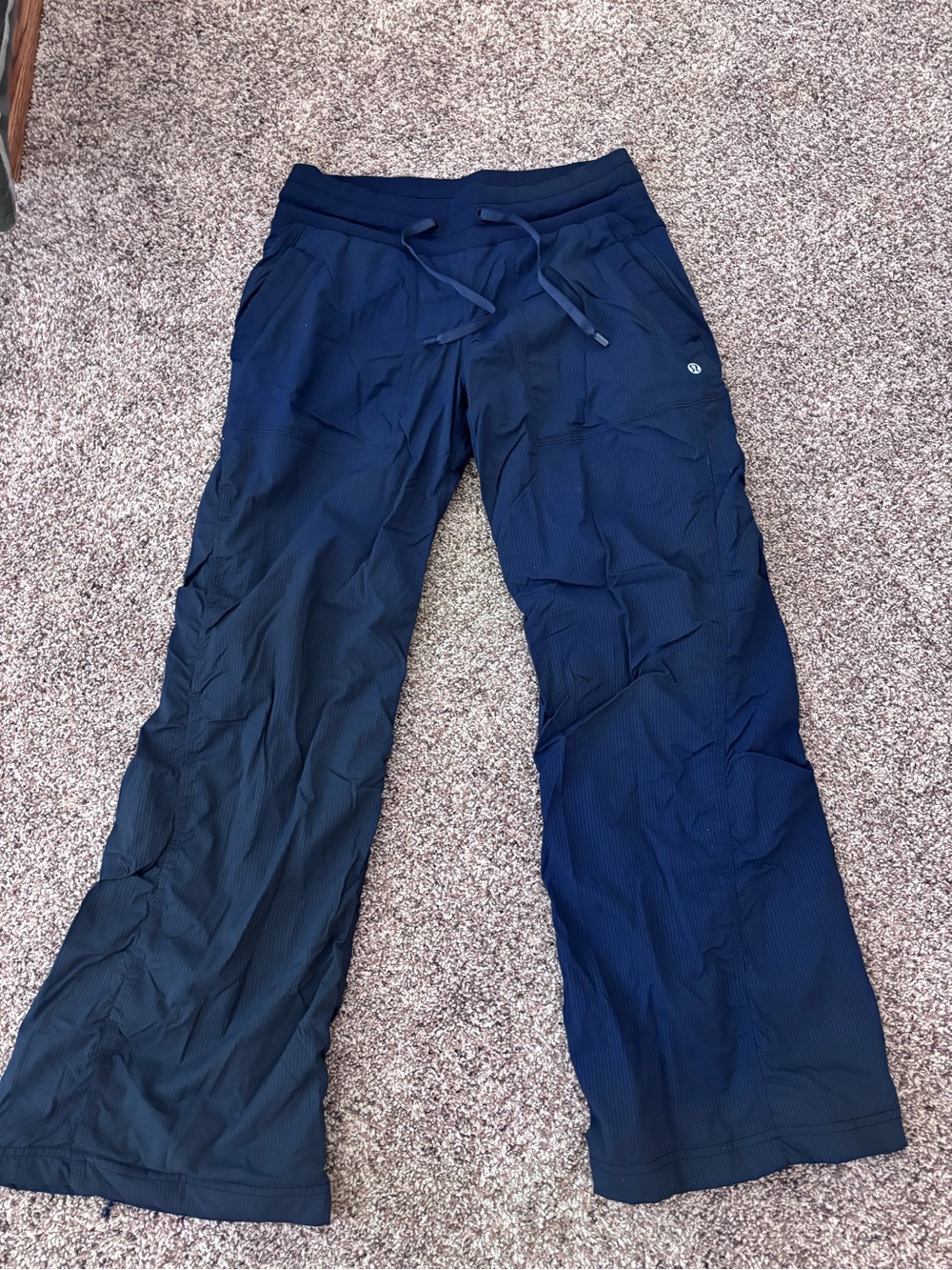 lululemon athletica Navy Wide-Leg Drawstring Pants